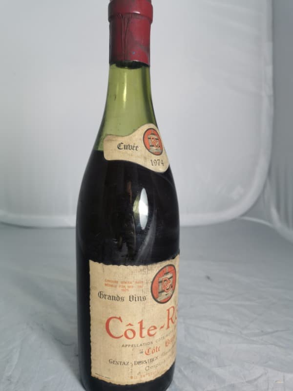 Côte-Rôtie, "Côte Brune", Domaine Gentaz Dervieux, 1974
