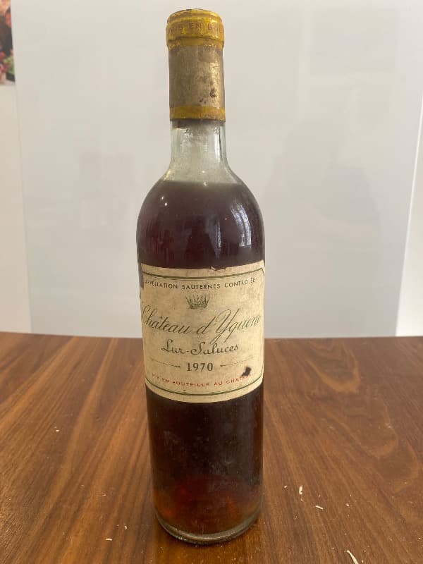 Château d’Yquem, Sauternes, 1970