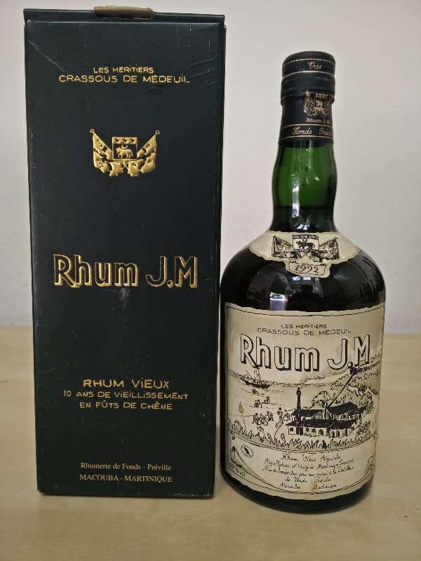 Rhum J.M. (Rhum vieux agricole), Les Héritiers de Crassous de Médeuil, 1992