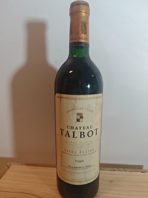 château Talbot, Saint-Julien, 1986