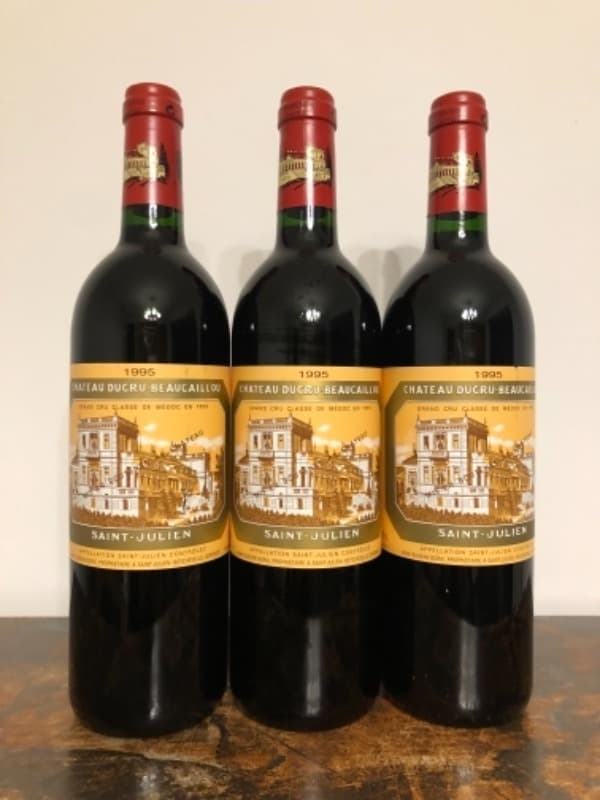3 x Château Ducru Beaucaillou, Saint-Julien, 1995