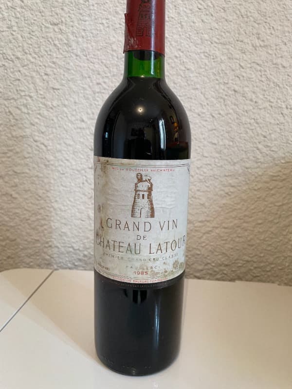 Grand Vin de château Latour, Pauillac, 1985