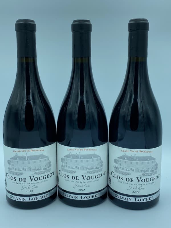 3 x Clos de Vougeot, GC, Sylvain Loichet, 2011