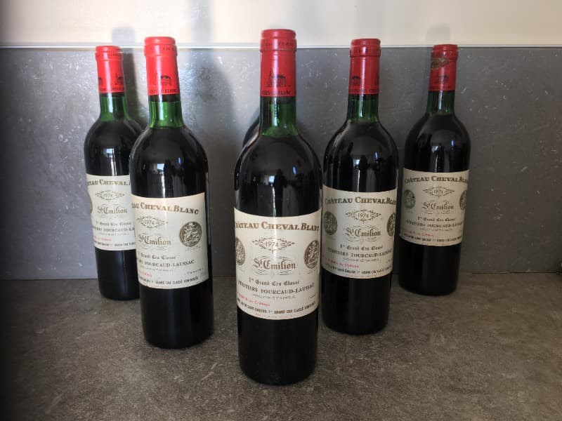 6 x Château Cheval Blanc, Saint-Émilion Grand Cru, 1974