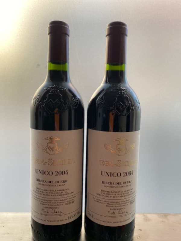 2 x Unico, Vega Sicilia, Ribera del Duero, 2004