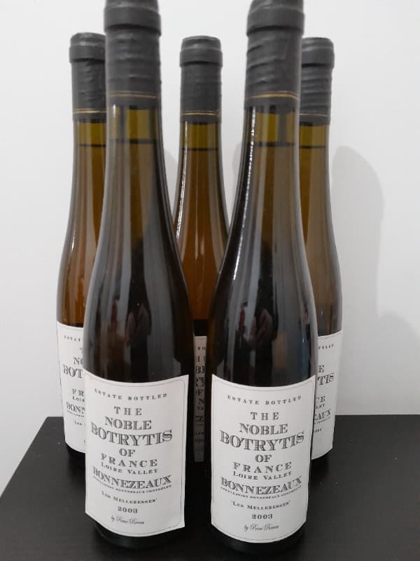 5 x The Noble Botrytis of France - Les melleresses, 50cl, Bonnezeaux, René Renou, 2003