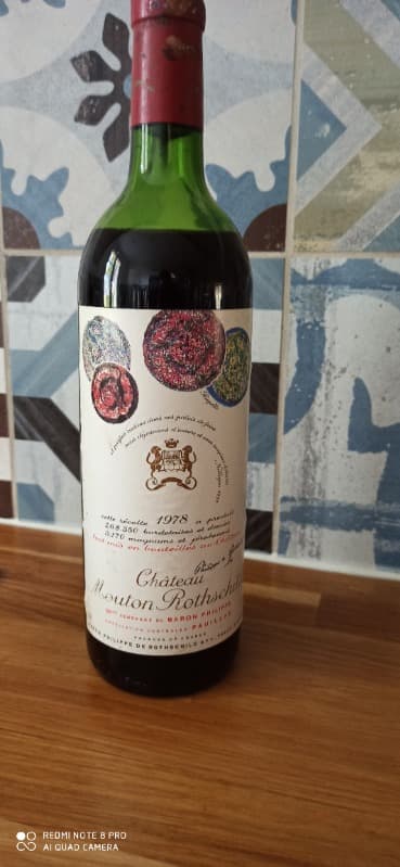 Château Mouton Rothschild, Pauillac, 1978