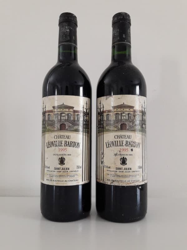 2 x Château LEOVILLE BARTON, Saint-Julien, 1995