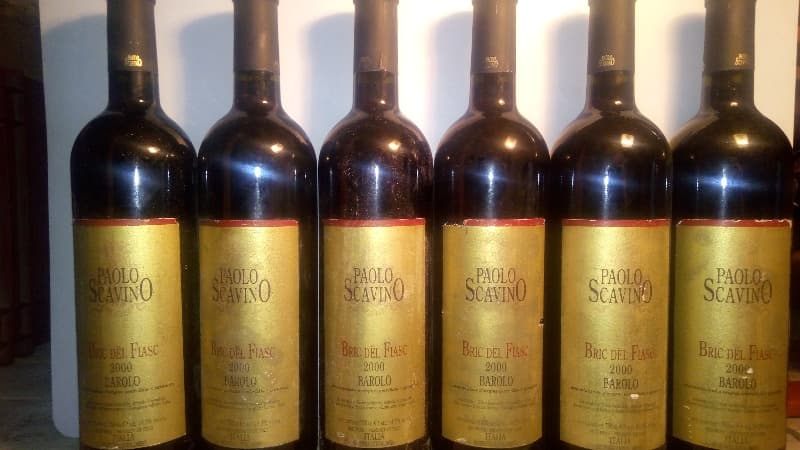 6 x BRIC DEL FIASC, PAOLO SCAVINO, BAROLO, 2000