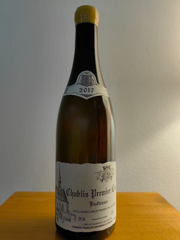 Chablis Premier Cru, Butteaux, domaine Francois Raveneau, 2017