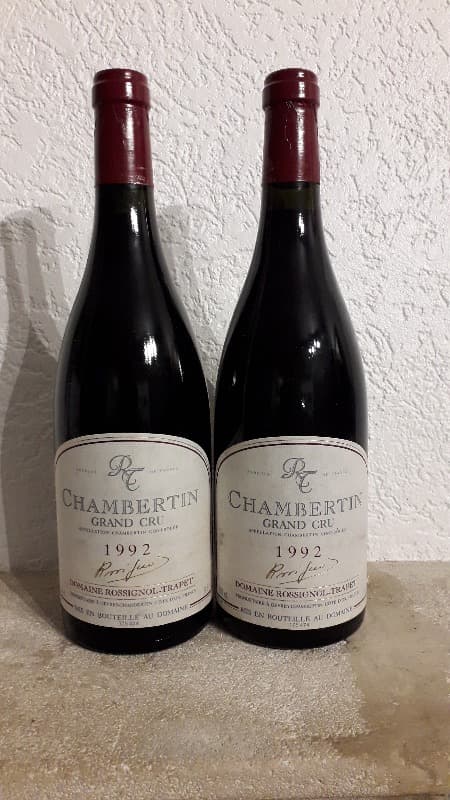 2 x Chambertin, Grand Cru, Rossignol - Trapet, 1992