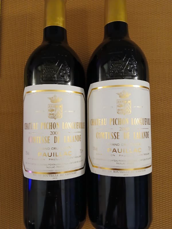 2 x Comtesse de Lalande, Château Pichon Longueville, Pauillac, 2000