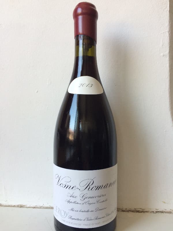 Vosne-Romanée, Les Genaivrières, Domaine Leroy, 2013
