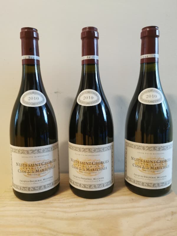 3 x Nuits-Saint-Georges, 1er Cru - Clos de la Maréchale, Domaine Jacques Frédéric Mugnier, 2010