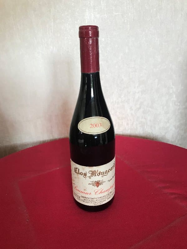Les Poyeux, Saumur Champigny, Clos Rougeard, 2003