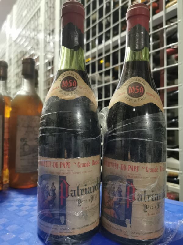 2 x Châteauneuf-du-Pape, Patriarche Pere et Fils, 1959