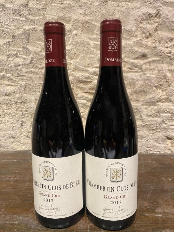 2 x Chambertin-Clos de Bèze, Grand Cru, domaine Drouhin Laroze, 2017