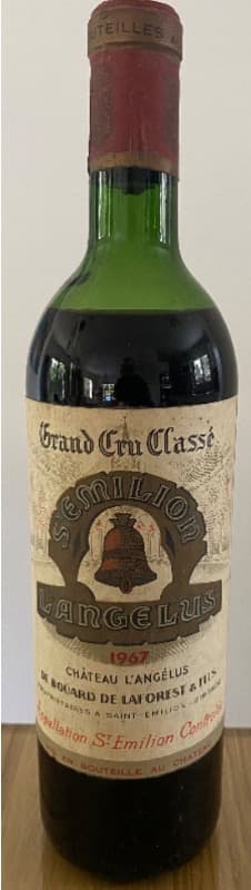 Château l'Angélus, Saint-Émilion Grand Cru, 1967