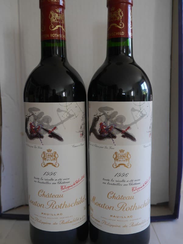 2 x Château Mouton Rothschild, Pauillac, 1996