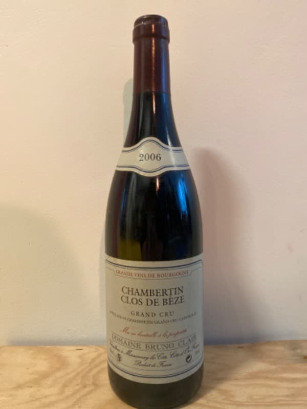 Chambertin-Clos de Bèze, Grand Cru, Domaine Bruno Clair, 2006