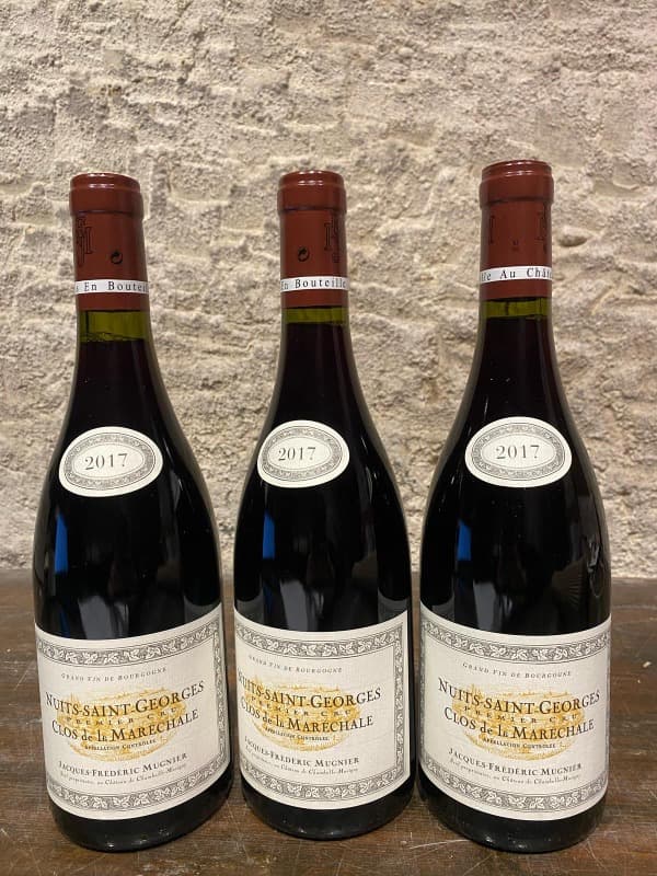 3 x Nuits-Saint-Georges, 1er Cru - Clos de la Maréchale, Domaine Jacques Frédéric Mugnier, 2017