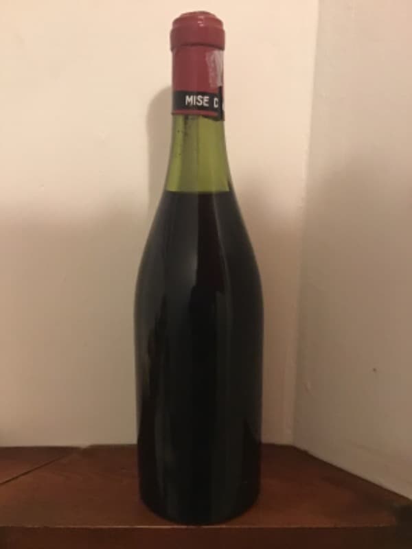 La Tâche, Domaine De La Romanée Conti, 1963 (sans étiquette/ no label)