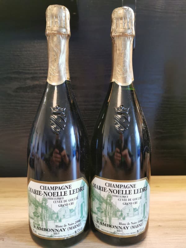 2 x Cuvée du Goulté, grand cru - Blanc de Noirs, Marie Noëlle Ledru, Champagne, 2008