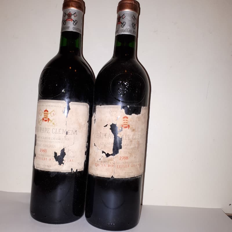 2 x Pape Clément, Pessac-Léognan, 1988
