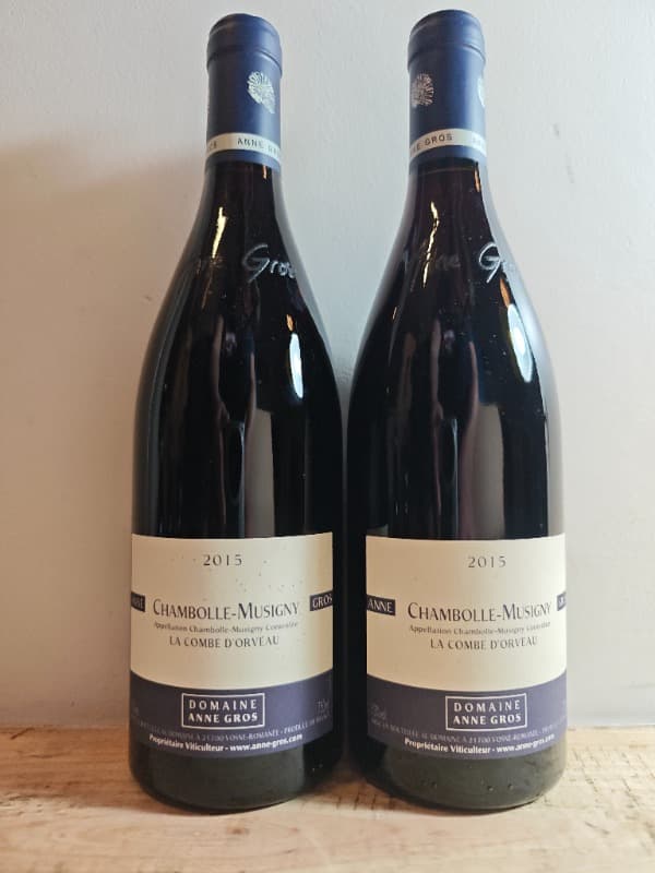 2 x Chambolle-Musigny, La Combe d'Orveau, Domaine Anne Gros, 2015