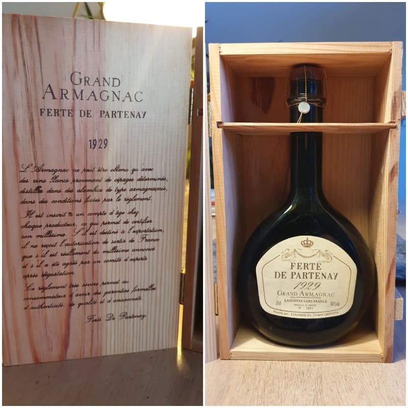 Ferté de Partenay, Grand Armagnac, 1929