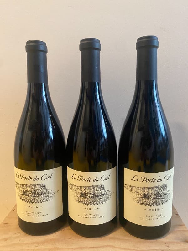 3 x La Porte du Ciel, Chateau La Negly, Coteaux-du-Languedoc La Clape, 2015