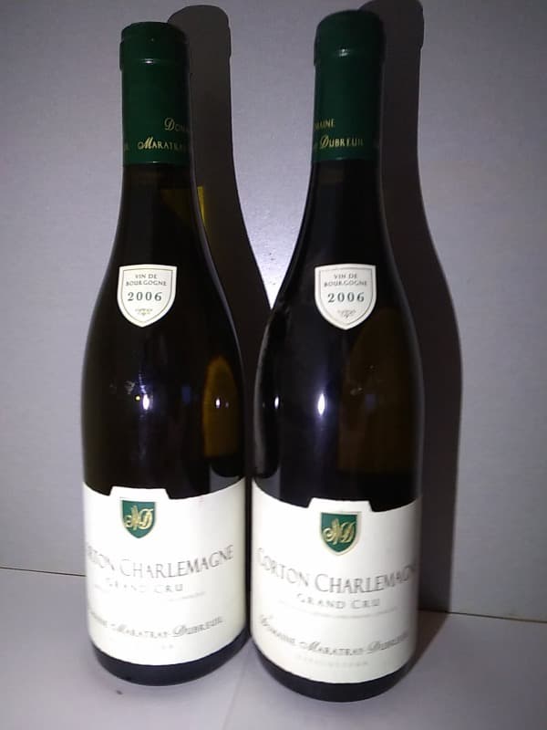 2 x Corton-Charlemagne, Maratray Dubreuil, 2006