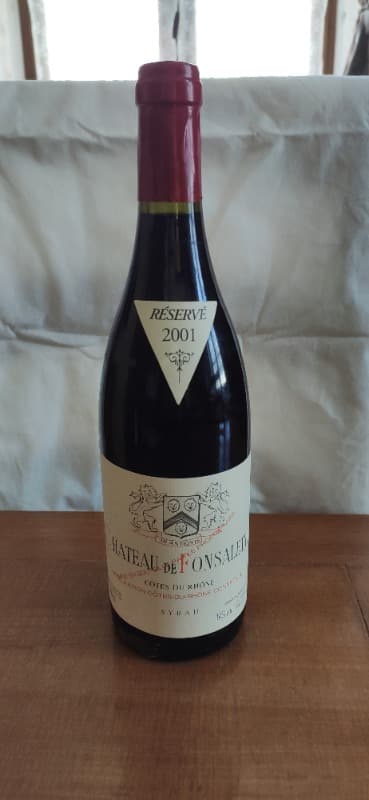 Côtes-du-Rhône, Château de Fonsalette, 2001