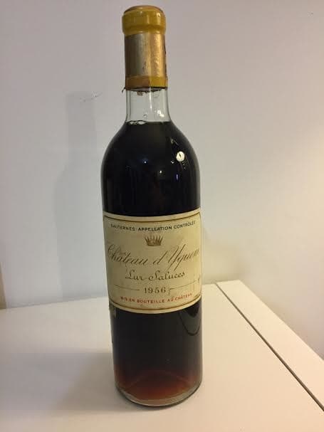 Chateau d'Yquem, Sauternes, 1956