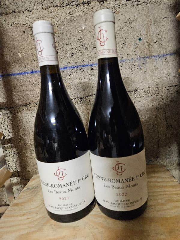 2 x Vosne-Romanée, 1er cru Les Beaux Monts, Confuron Jean-Jacques, 1x2021/1x2022