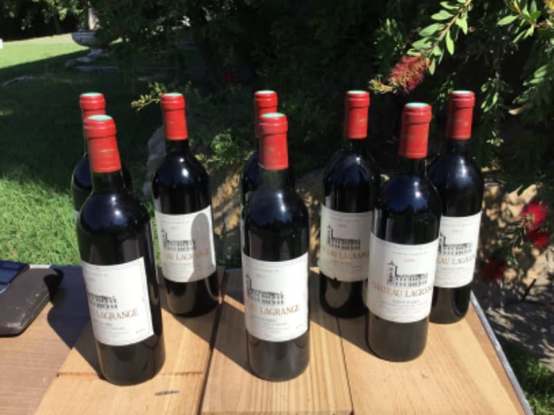 8 x Château Lagrange, Saint-Julien, 1993