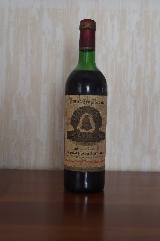 grand cru classé, château l'Angélus, Saint-Émilion, 1974