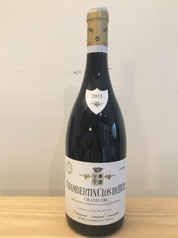 Chambertin, Clos de Bèze Grand Cru, Domaine Armand Rousseau, 2015