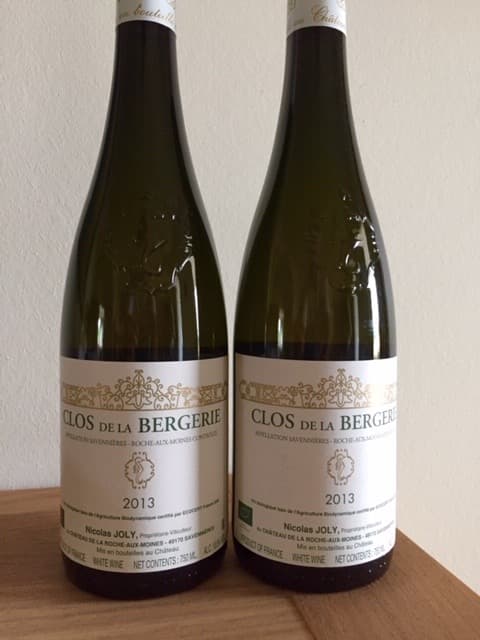 2 x Clos de la Bergerie, Savennières, Nicolas Joly, 2013