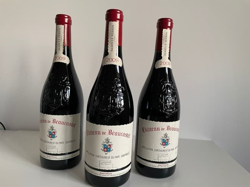 3 x Châteauneuf-du-Pape, Château Beaucastel, 2009