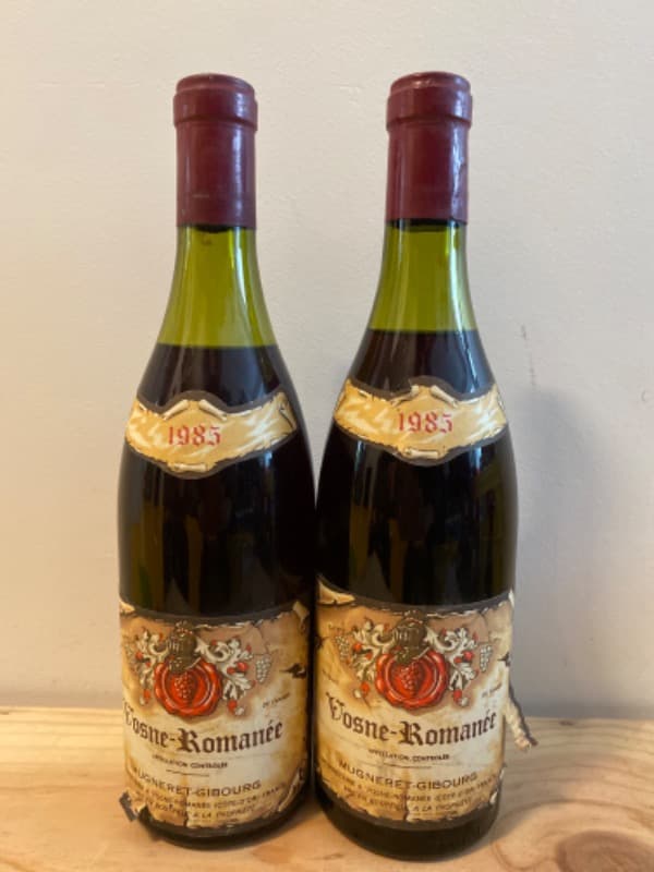2 x Vosne-Romanée, Domaine Mugneret-Gibourg, 1985