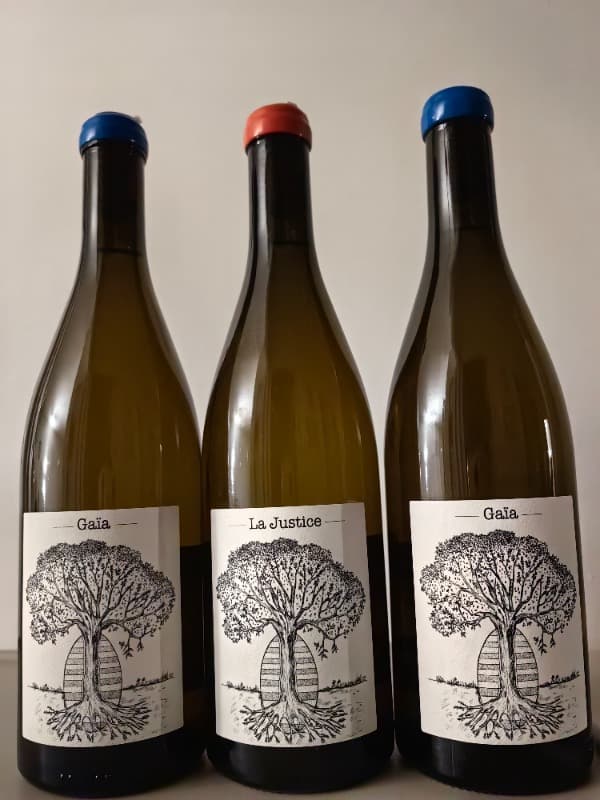 3 x Jérôme Bretaudeau - 2x Gaïa / 1x La Justice -, Vin de France, 2020