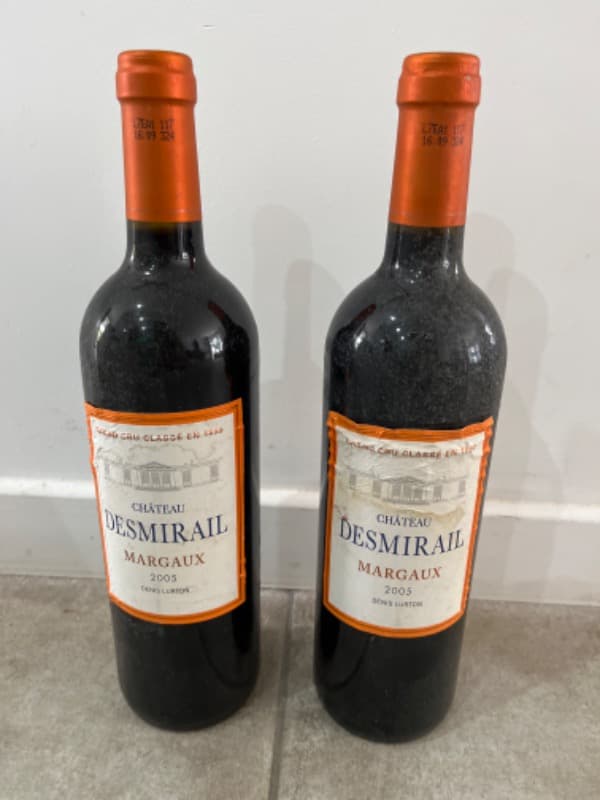 2 x Château Desmirail, Margaux, 2005