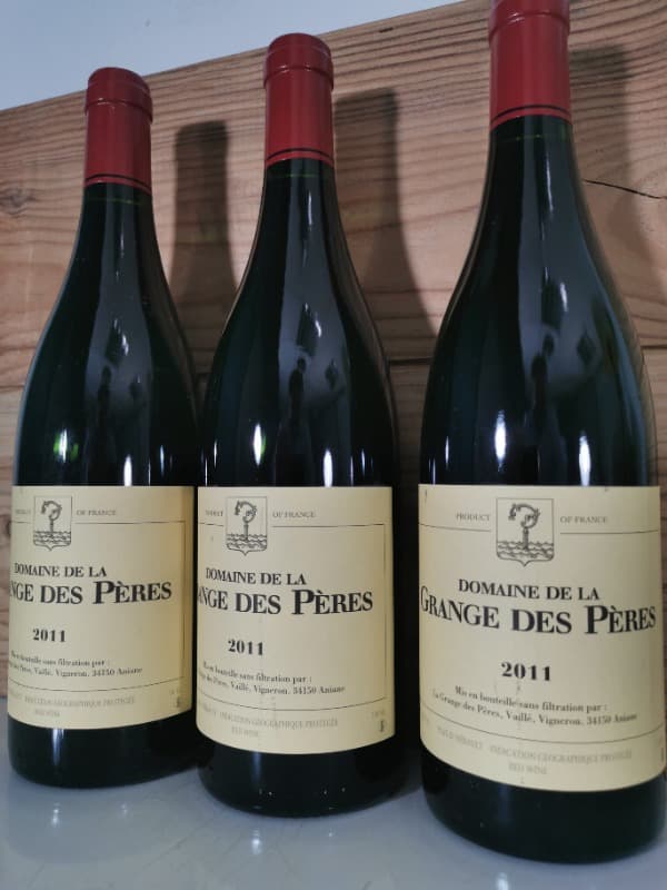 3 x Domaine de la Grange des Pères, Vin de Pays de l'Hérault, 2011