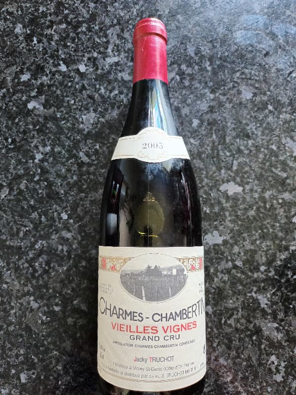 Charmes-Chambertin, Vieilles vignes Grand cru, Jacky Truchot, 2005