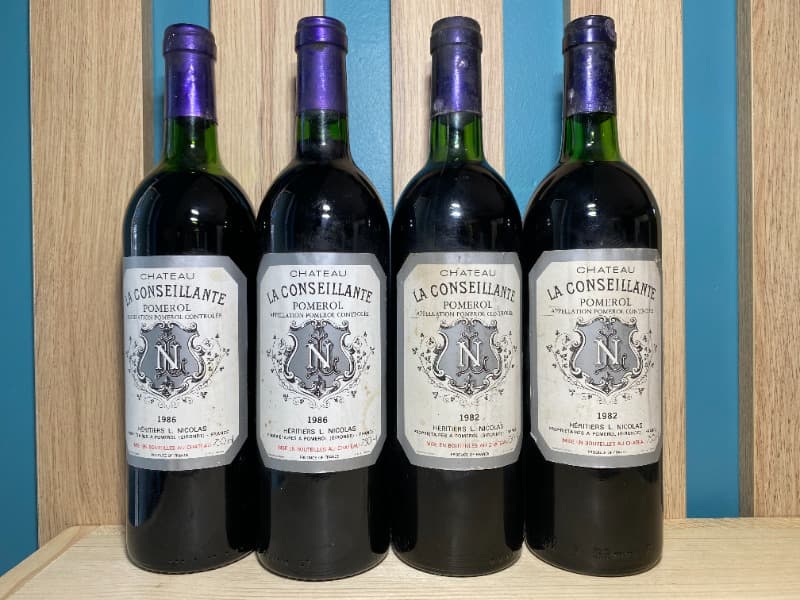 4 x Château la Conseillante, Pomerol, 1982