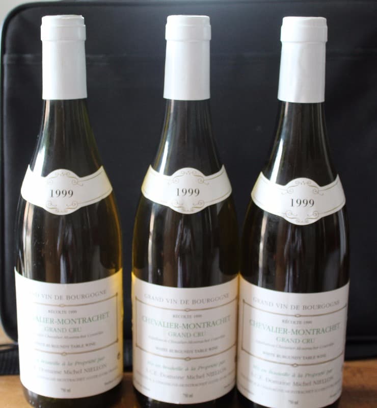 3 x Chevalier-Montrachet, Michel Niellon, 1999