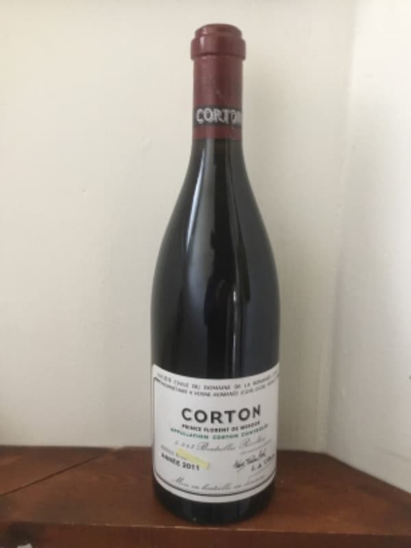 Corton, Prince Florient de Merode, Domaine de la Romanée Conti, 2011