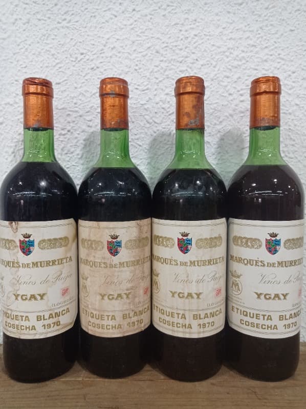 4 x Ygay - Gran Reserva, Marques de Murrieta, Rioja, 1970