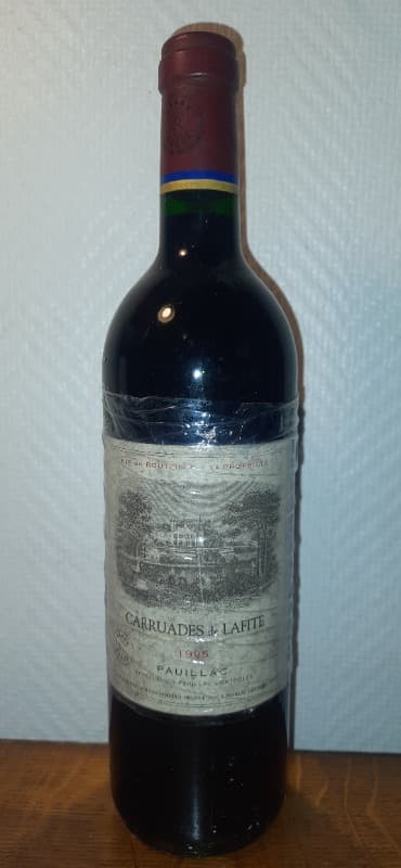 Carruades, château Lafite Rothschild, Pauillac, 1995